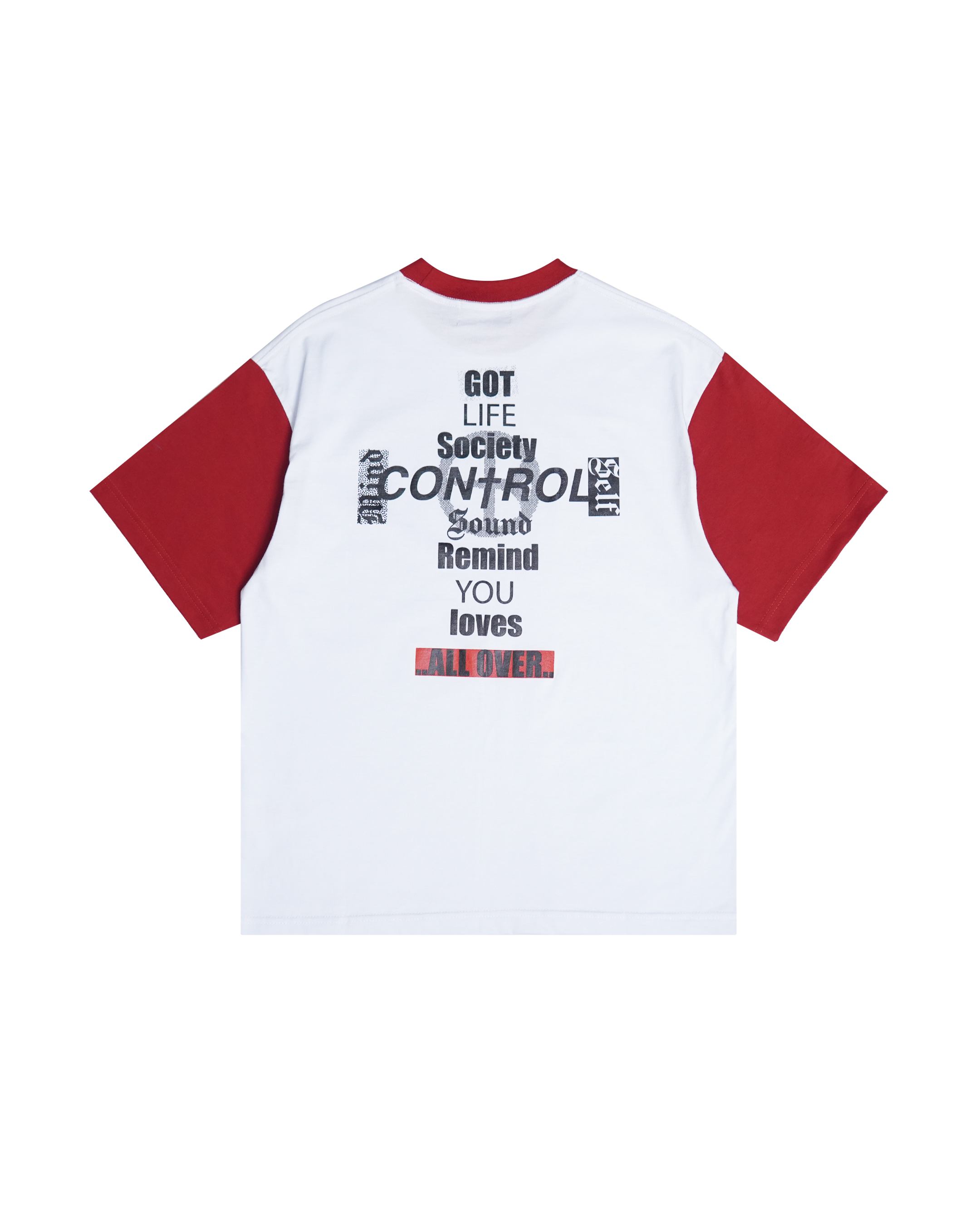 BASSICS CLUB - ALL OVER TEE RAGLAN