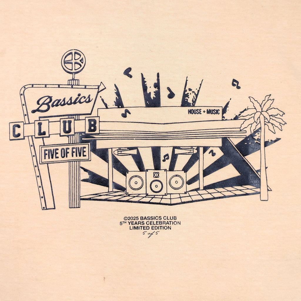 5 OF 5 HOUSE + MUSIC TEE